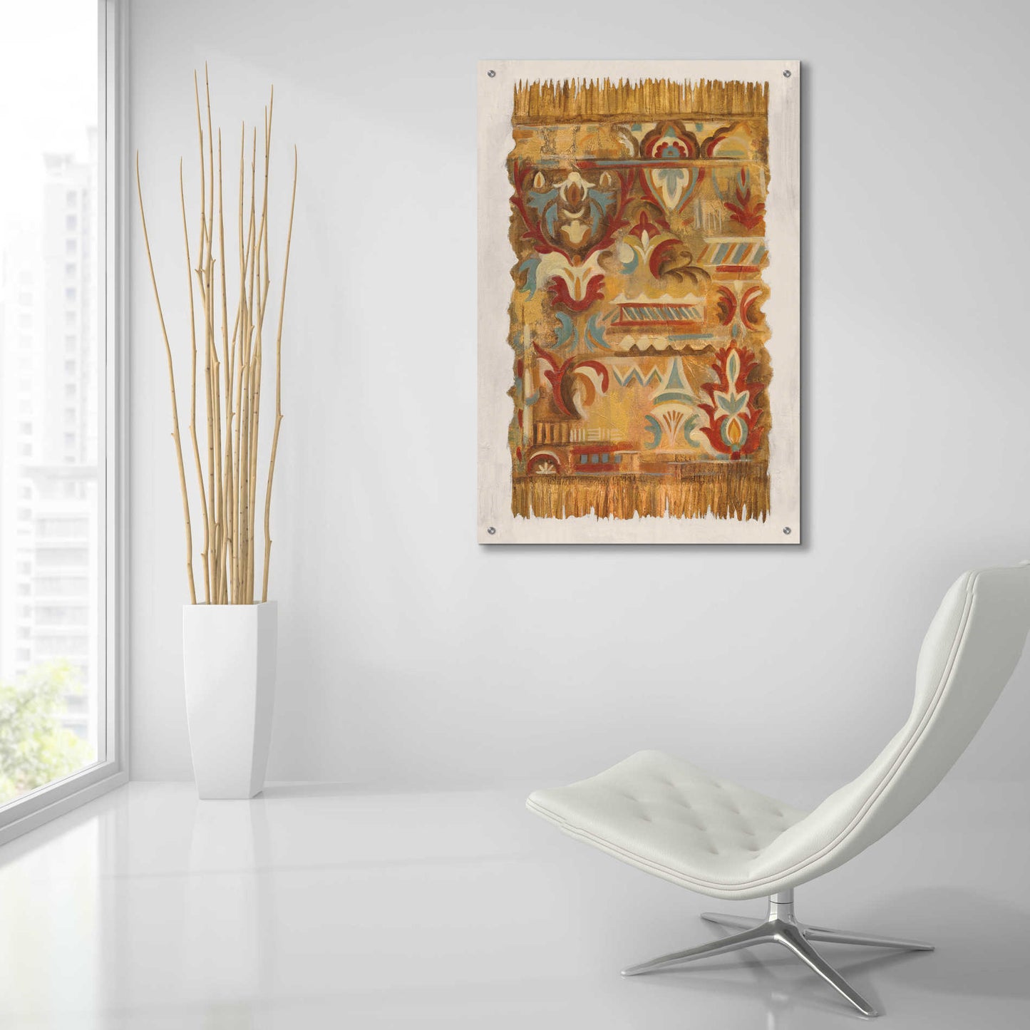 Epic Art 'Global Fragments II' by Silvia Vassileva, Acrylic Glass Wall Art,24x36
