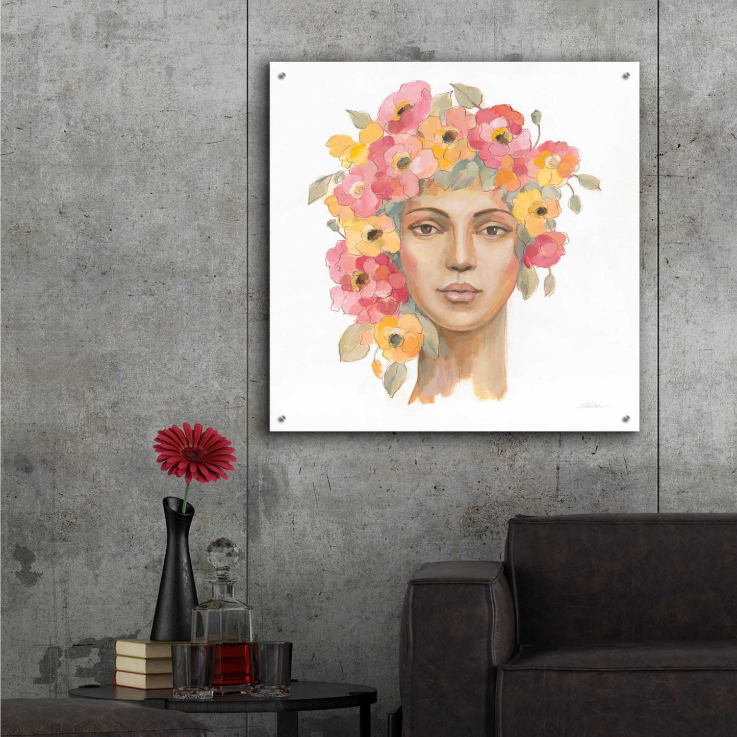 Epic Art 'International Woman I' by Silvia Vassileva, Acrylic Glass Wall Art,36x36