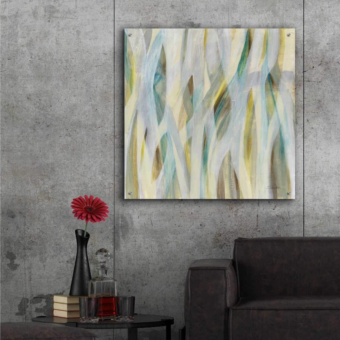 Epic Art 'Grassy Meadow' by Silvia Vassileva, Acrylic Glass Wall Art,36x36