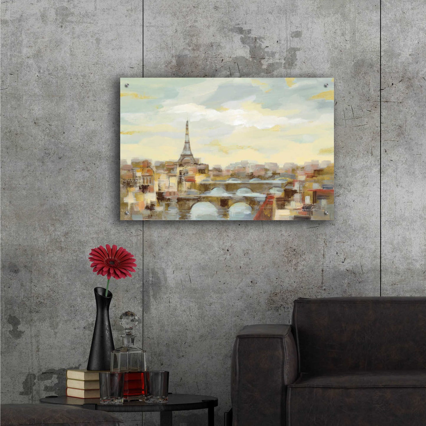 Epic Art 'Paris Afternoon' by Silvia Vassileva, Acrylic Glass Wall Art,36x24