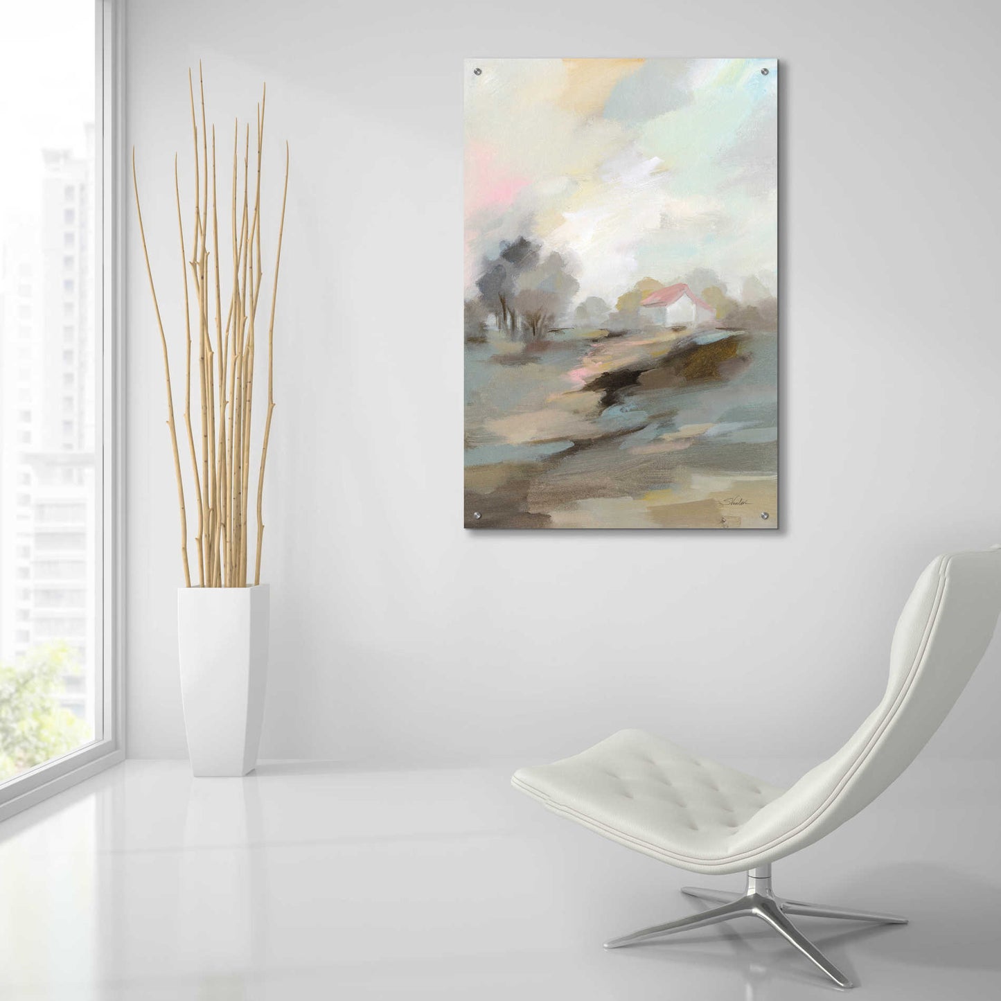 Epic Art 'Farm in April' by Silvia Vassileva, Acrylic Glass Wall Art,24x36