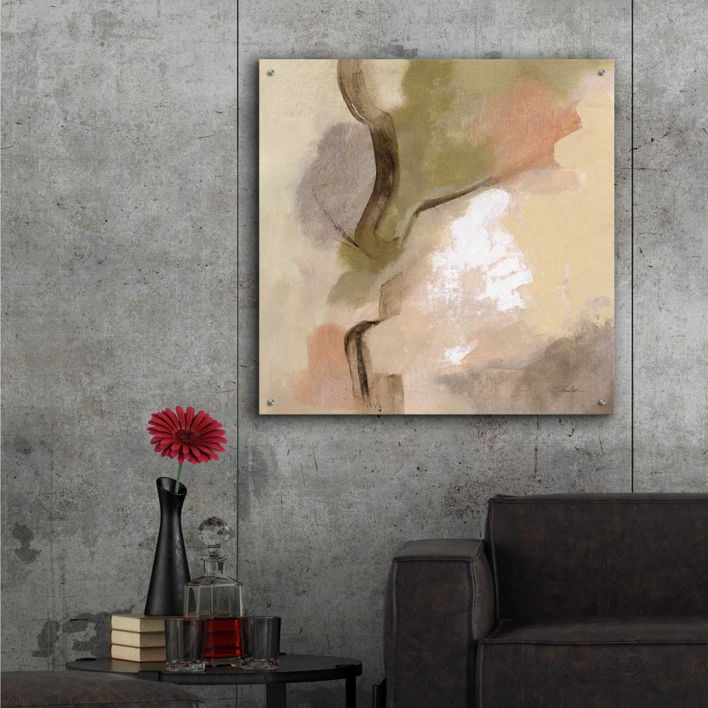 Epic Art 'Meadow View I' by Silvia Vassileva, Acrylic Glass Wall Art,36x36