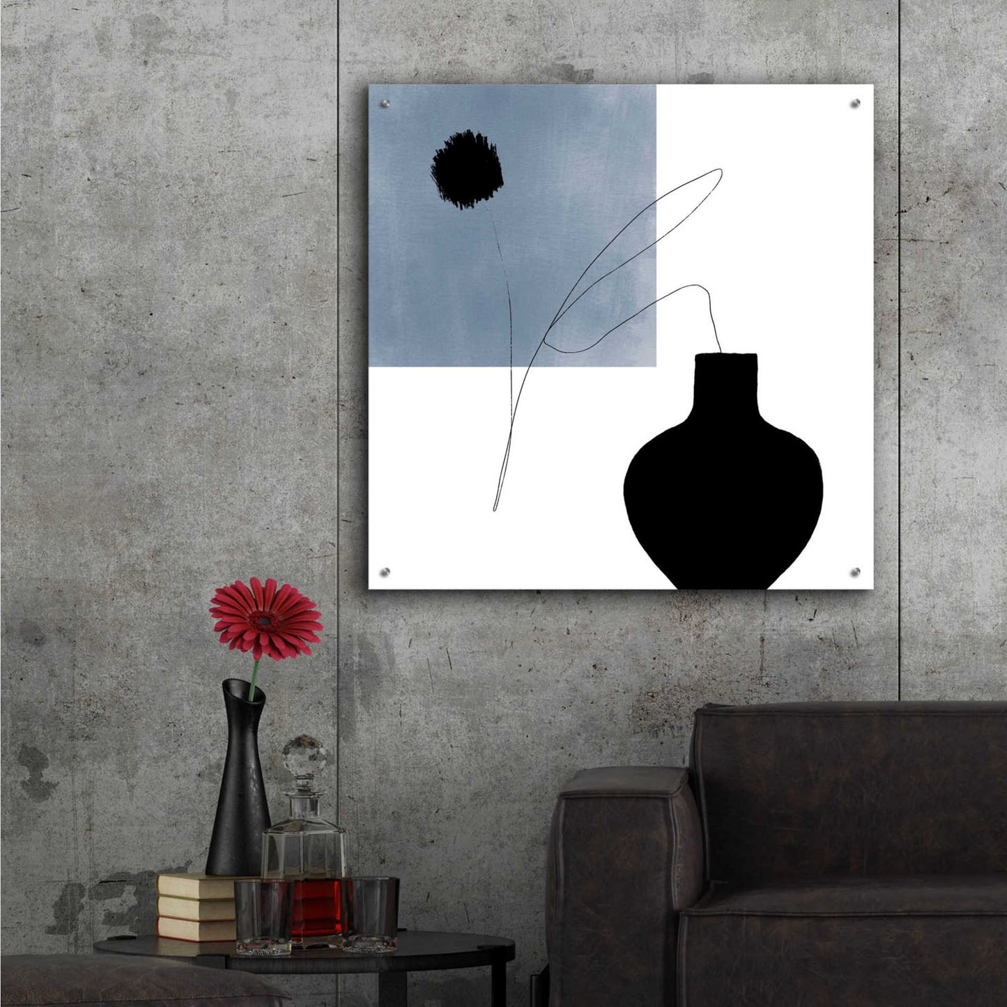Epic Art 'A Breath of Hair' by Cesare Bellassai, Acrylic Glass Wall Art,36x36