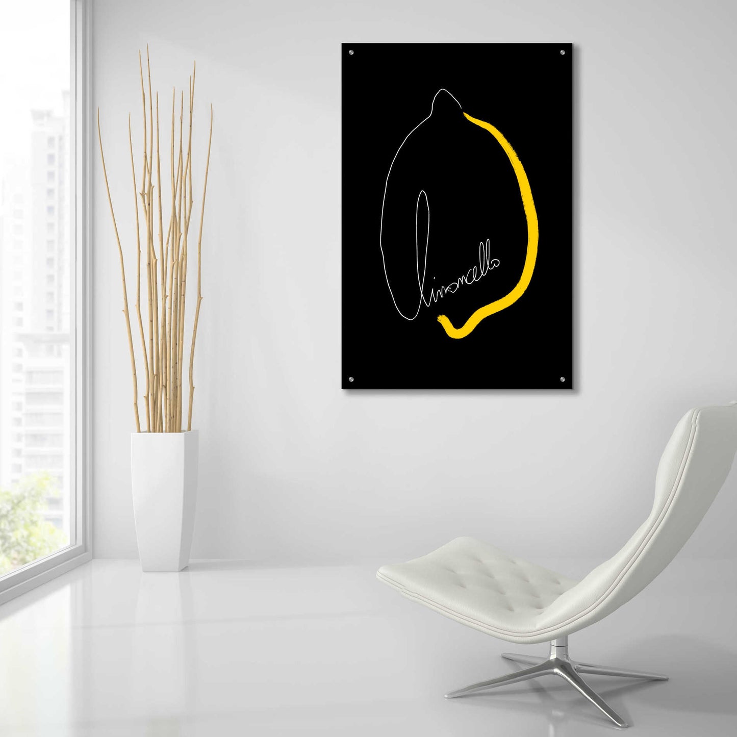 Epic Art 'Limoncello' by Cesare Bellassai, Acrylic Glass Wall Art,24x36