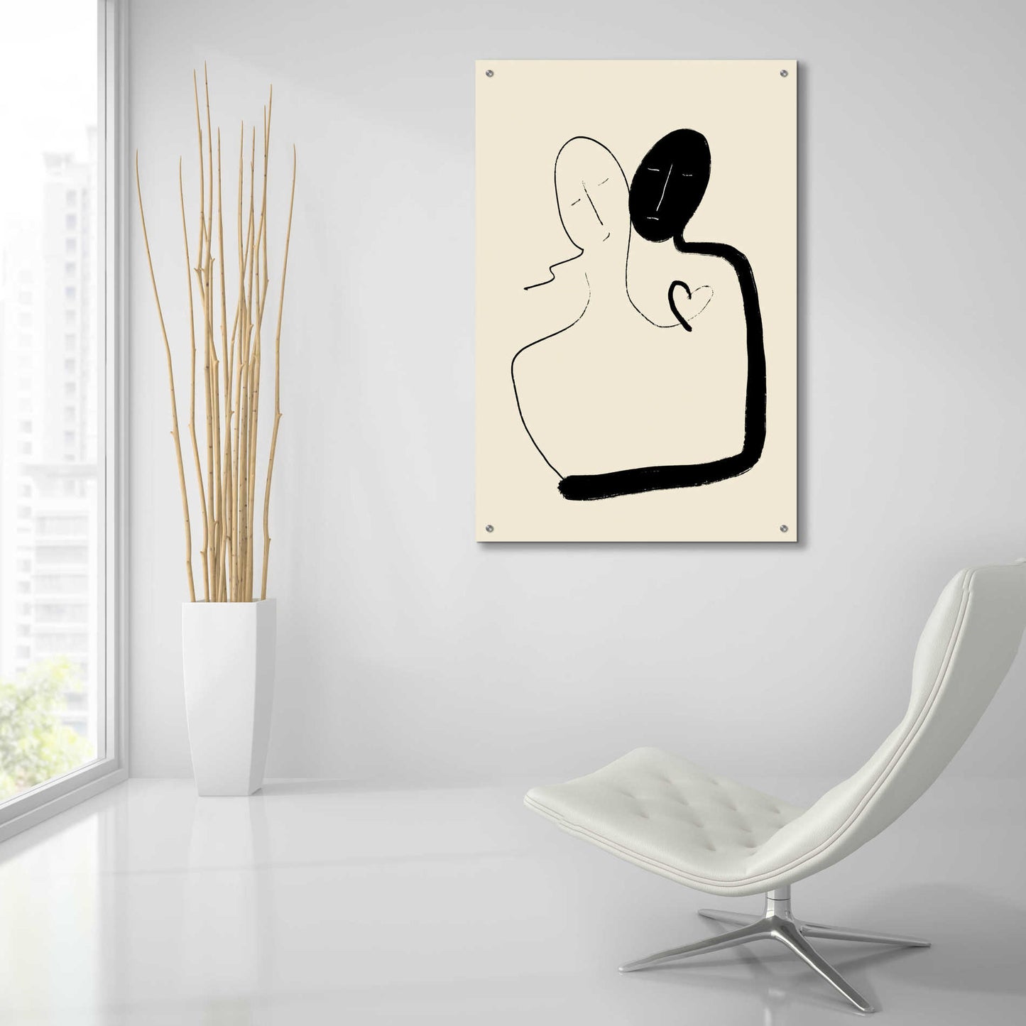 Epic Art 'Together' by Cesare Bellassai, Acrylic Glass Wall Art,24x36