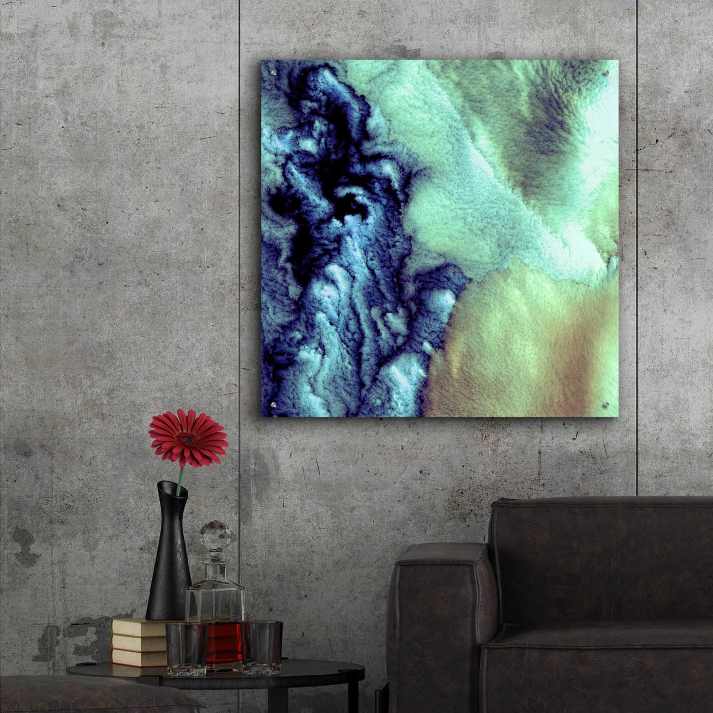 Epic Art 'Earth as Art: Aleutian Clouds' Acrylic Glass Wall Art,36x36