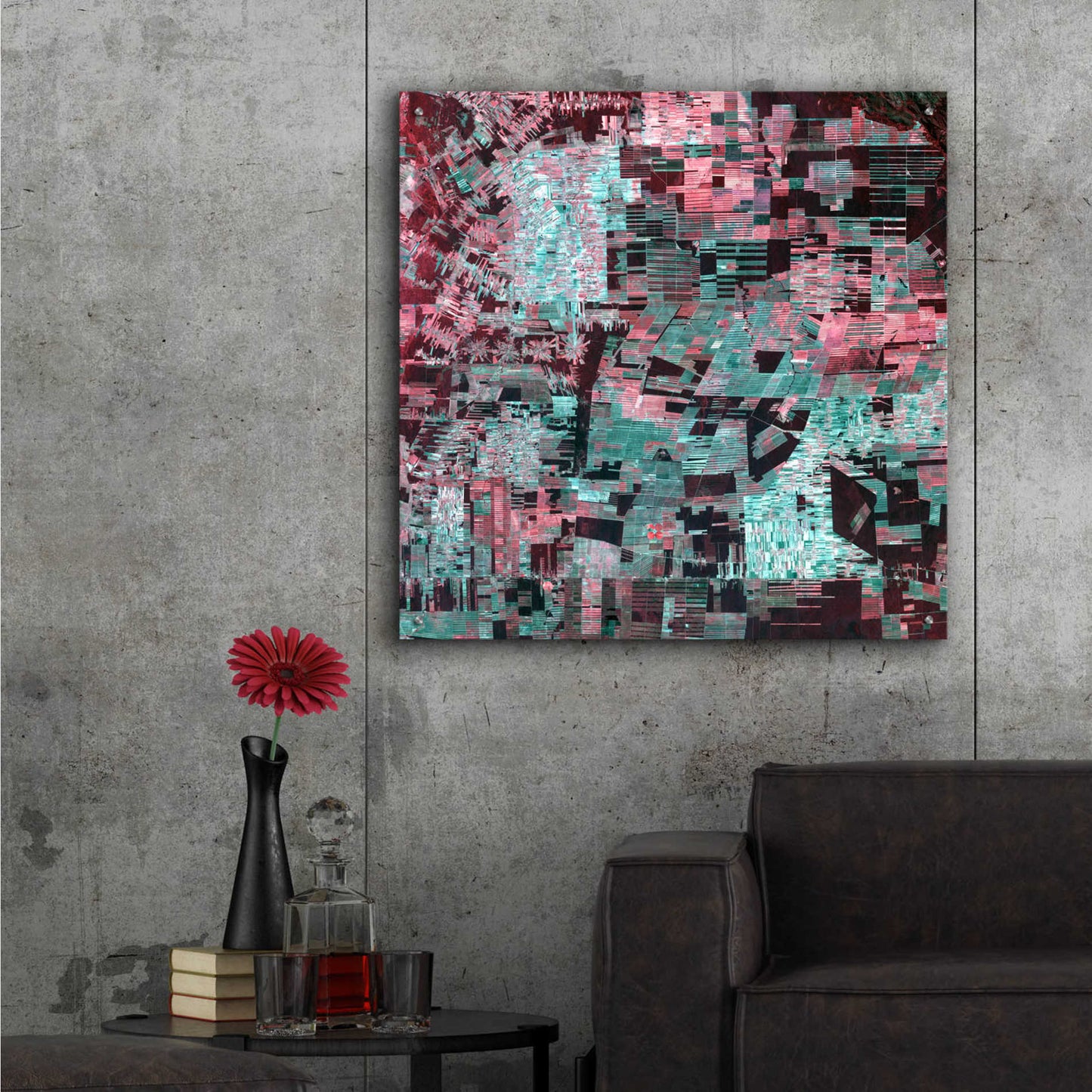 Epic Art 'Earth as Art: Bolivia Deforestation' Acrylic Glass Wall Art,36x36