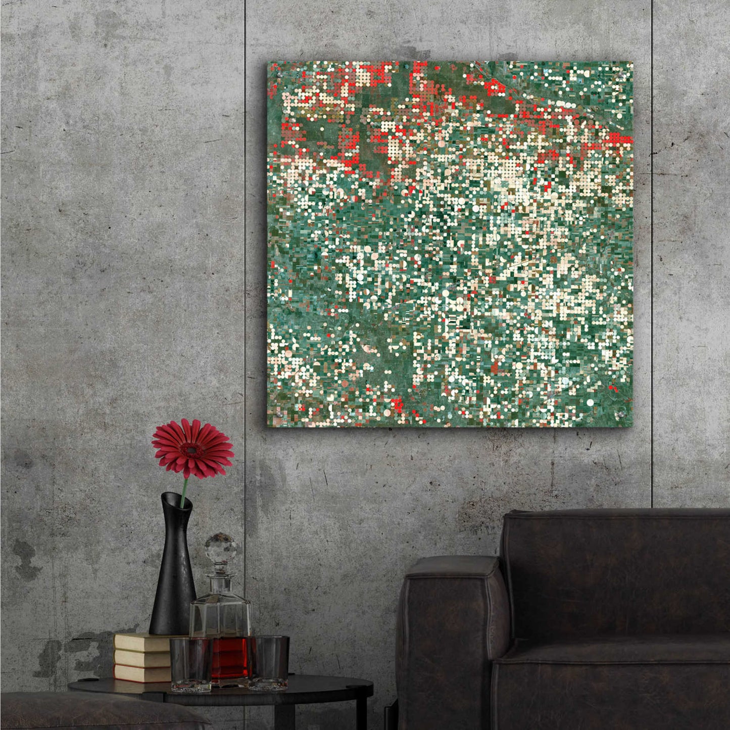 Epic Art 'Earth as Art: Garden City' Acrylic Glass Wall Art,36x36