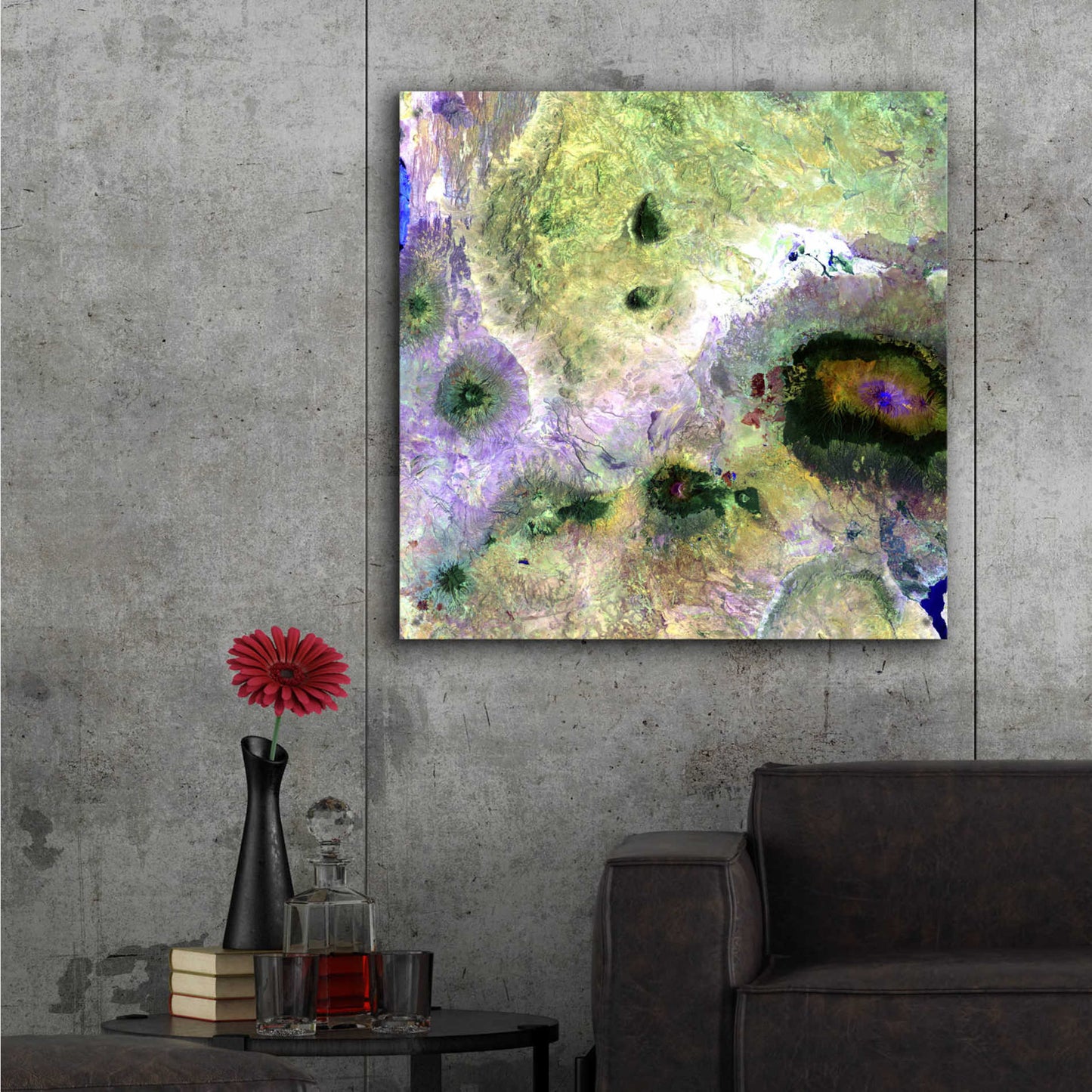 Epic Art 'Earth as Art: Kilimanjaro ' Acrylic Glass Wall Art,36x36