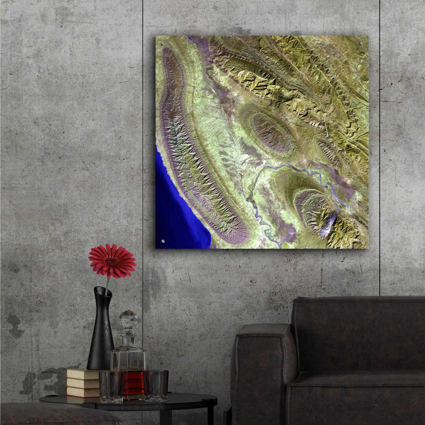 Epic Art 'Earth as Art: Konari ' Acrylic Glass Wall Art,36x36