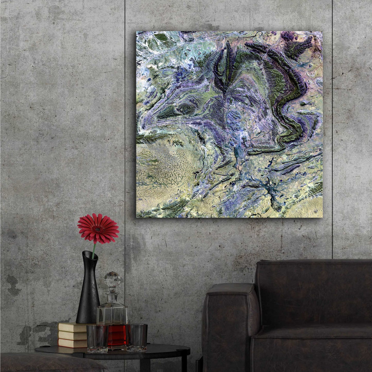 Epic Art 'Earth as Art: MacDonnel Ranges' Acrylic Glass Wall Art,36x36