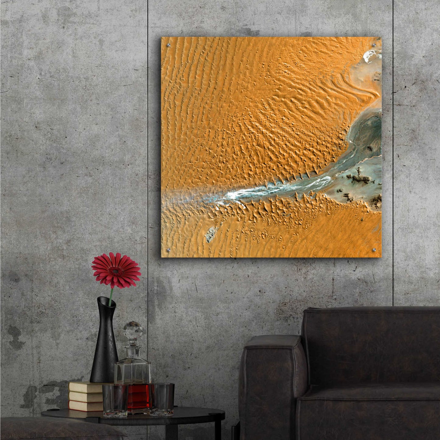 Epic Art 'Earth as Art: Namib Desert' Acrylic Glass Wall Art,36x36