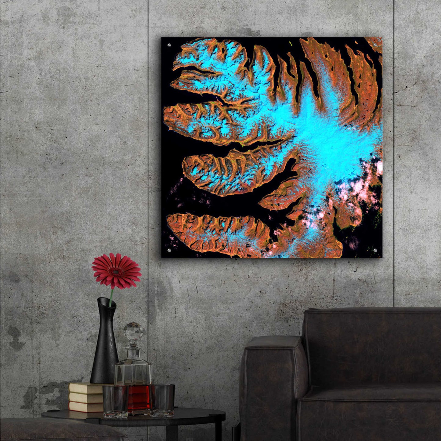 Epic Art 'Earth as Art: West Fjords' Acrylic Glass Wall Art,36x36