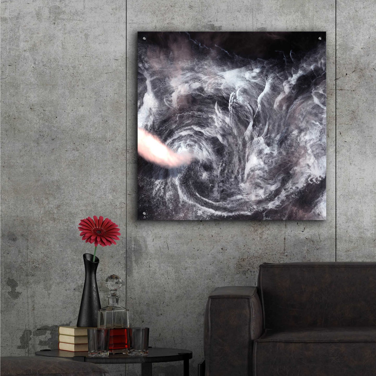 Epic Art 'Earth as Art: Whirlpool in the Air' Acrylic Glass Wall Art,36x36