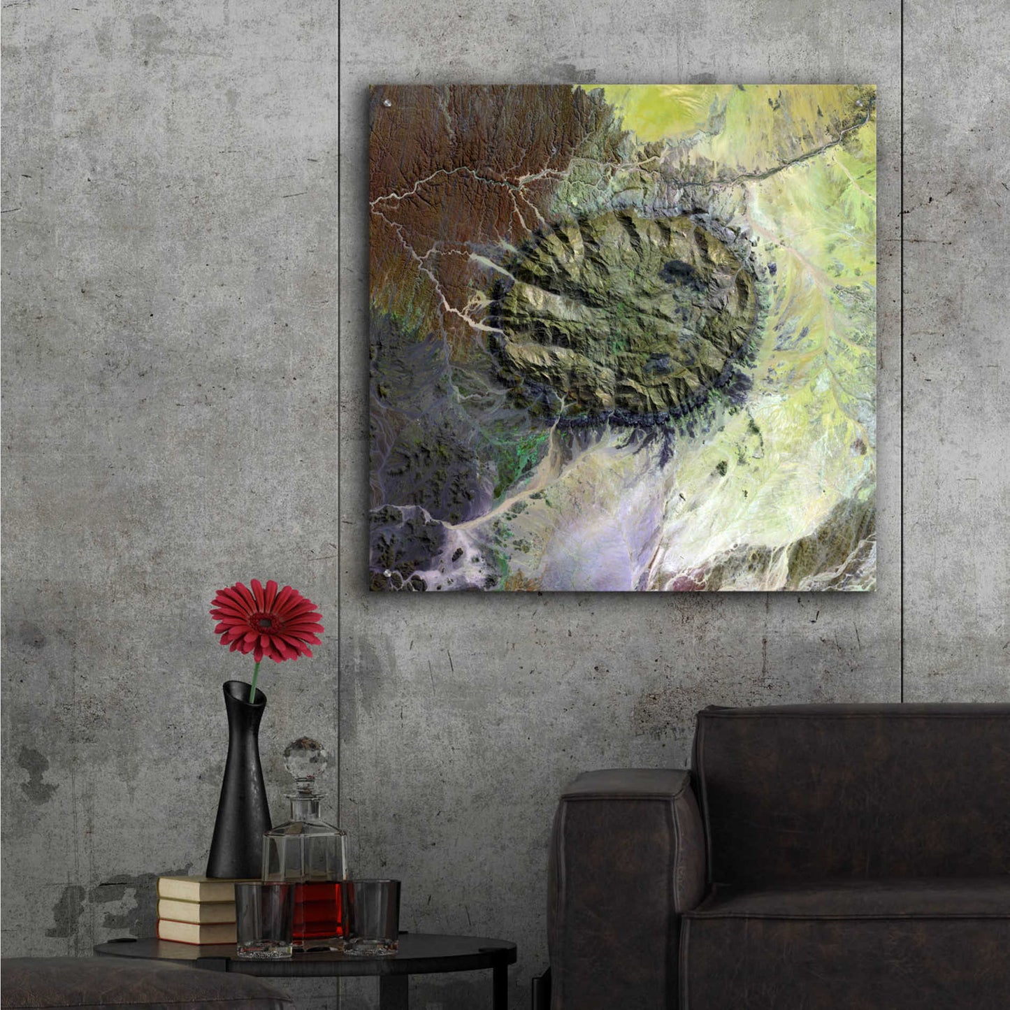Epic Art 'Earth as Art: Brandberg Massif' Acrylic Glass Wall Art,36x36