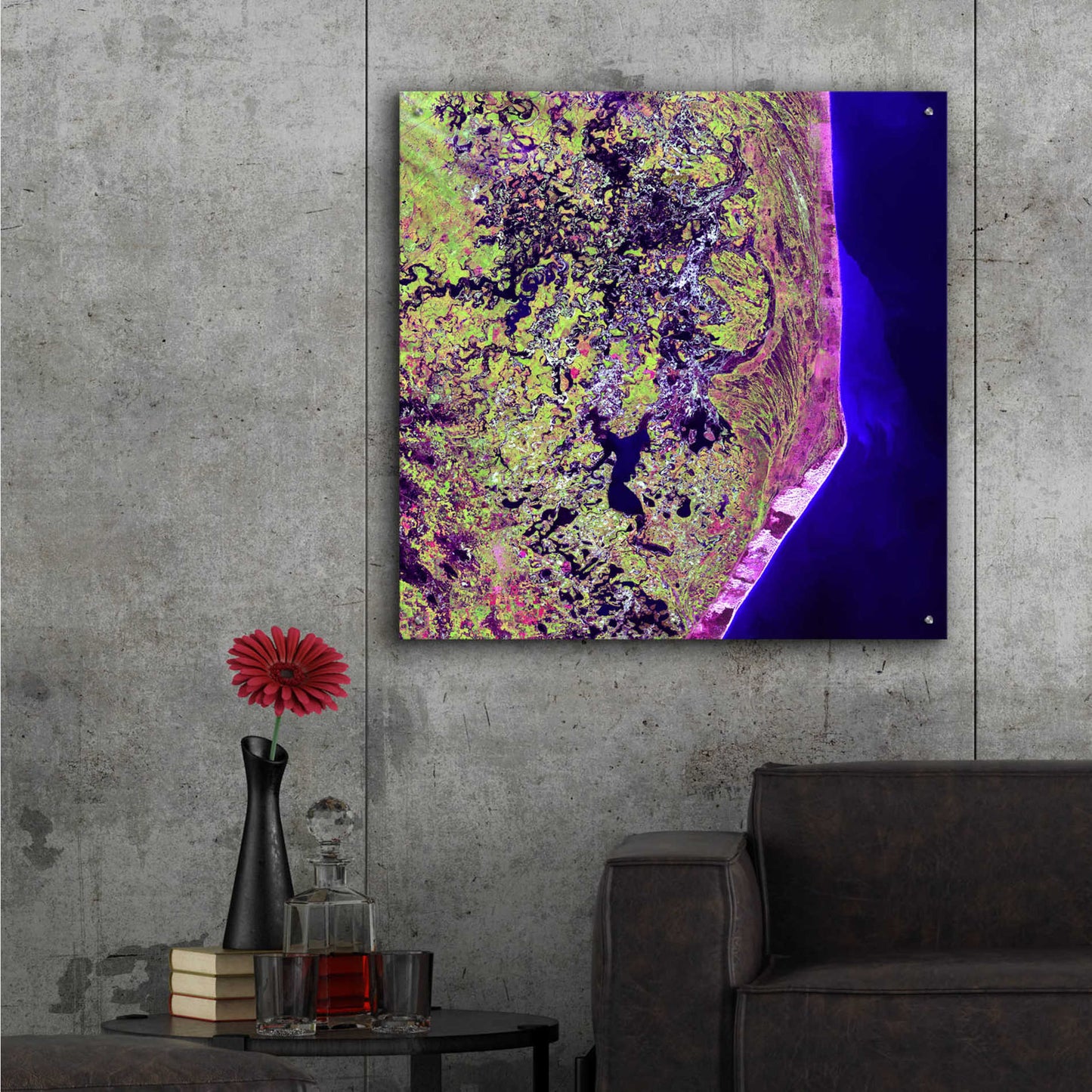 Epic Art 'Earth as Art: Cabo San Antonio' Acrylic Glass Wall Art,36x36