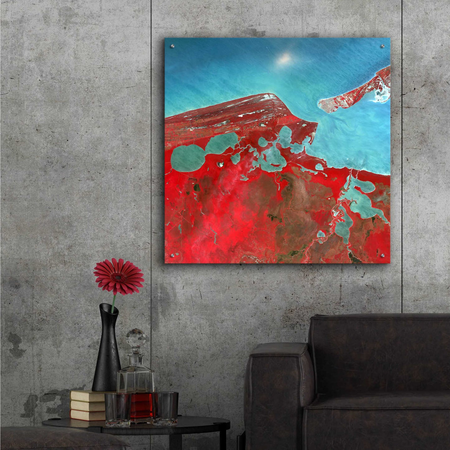 Epic Art 'Earth as Art: Campeche ' Acrylic Glass Wall Art,36x36