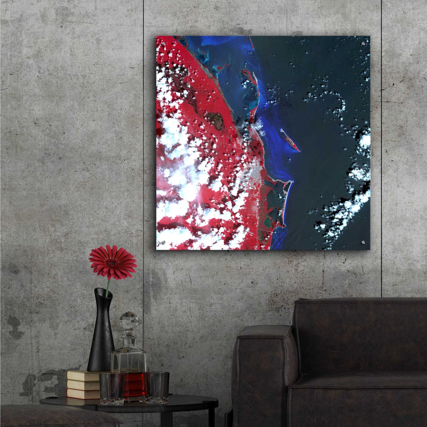 Epic Art 'Earth as Art: Cancun ' Acrylic Glass Wall Art,36x36