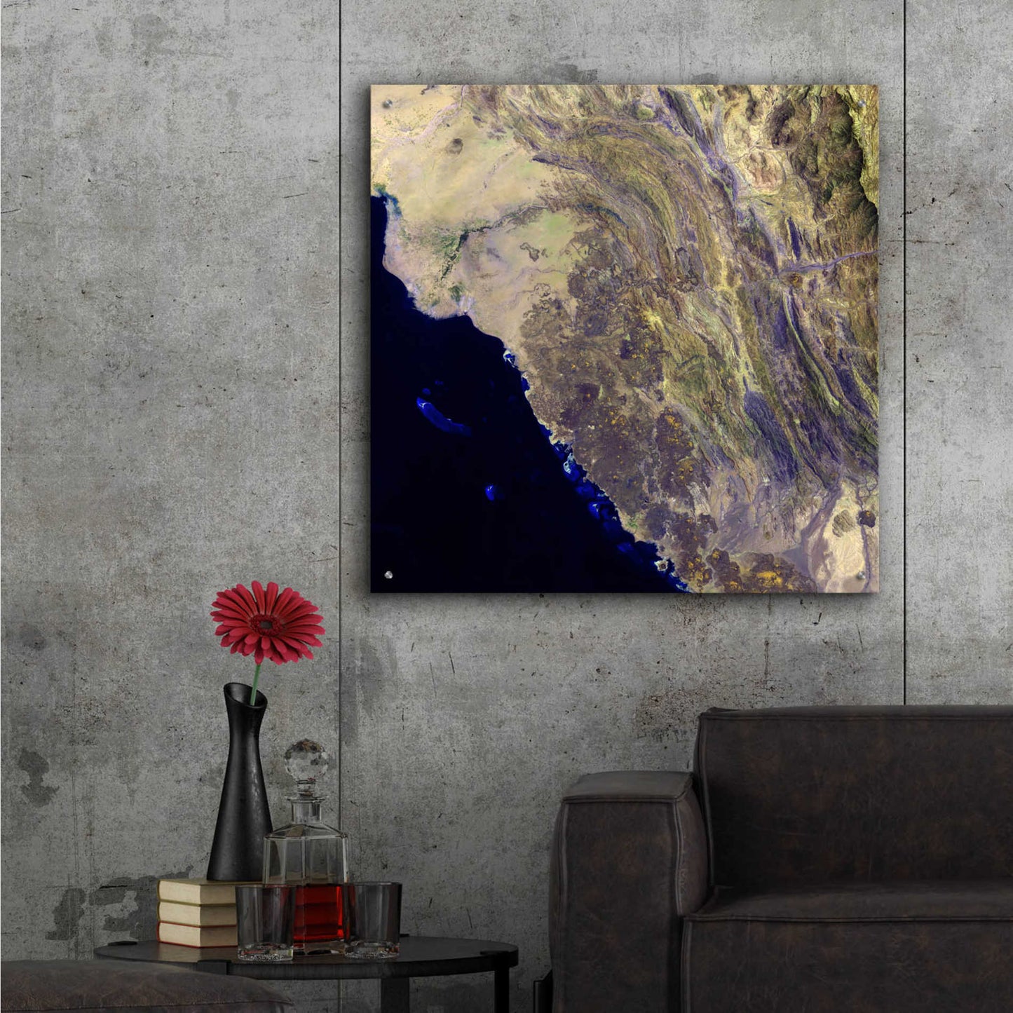 Epic Art 'Earth as Art: Harrat Al Birk' Acrylic Glass Wall Art,36x36