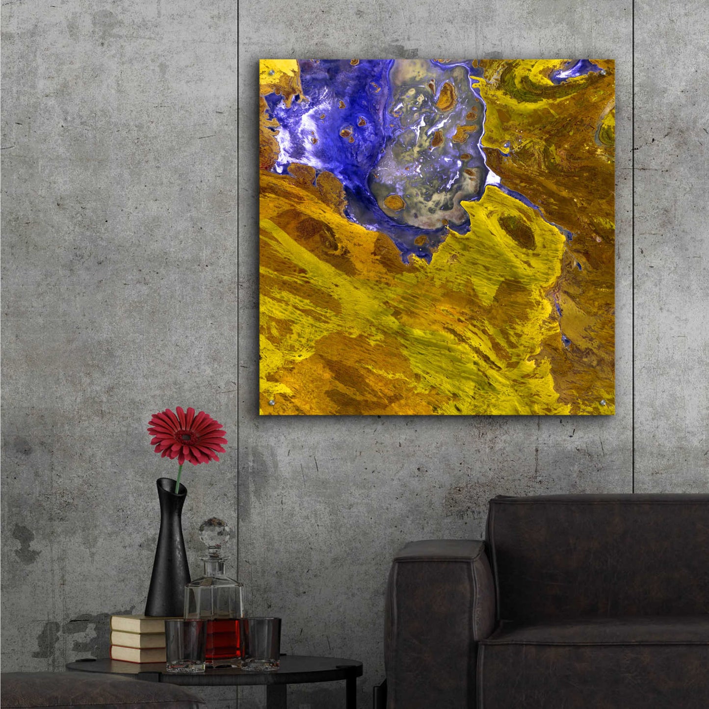Epic Art 'Earth as Art: Lake Disappointment' Acrylic Glass Wall Art,36x36