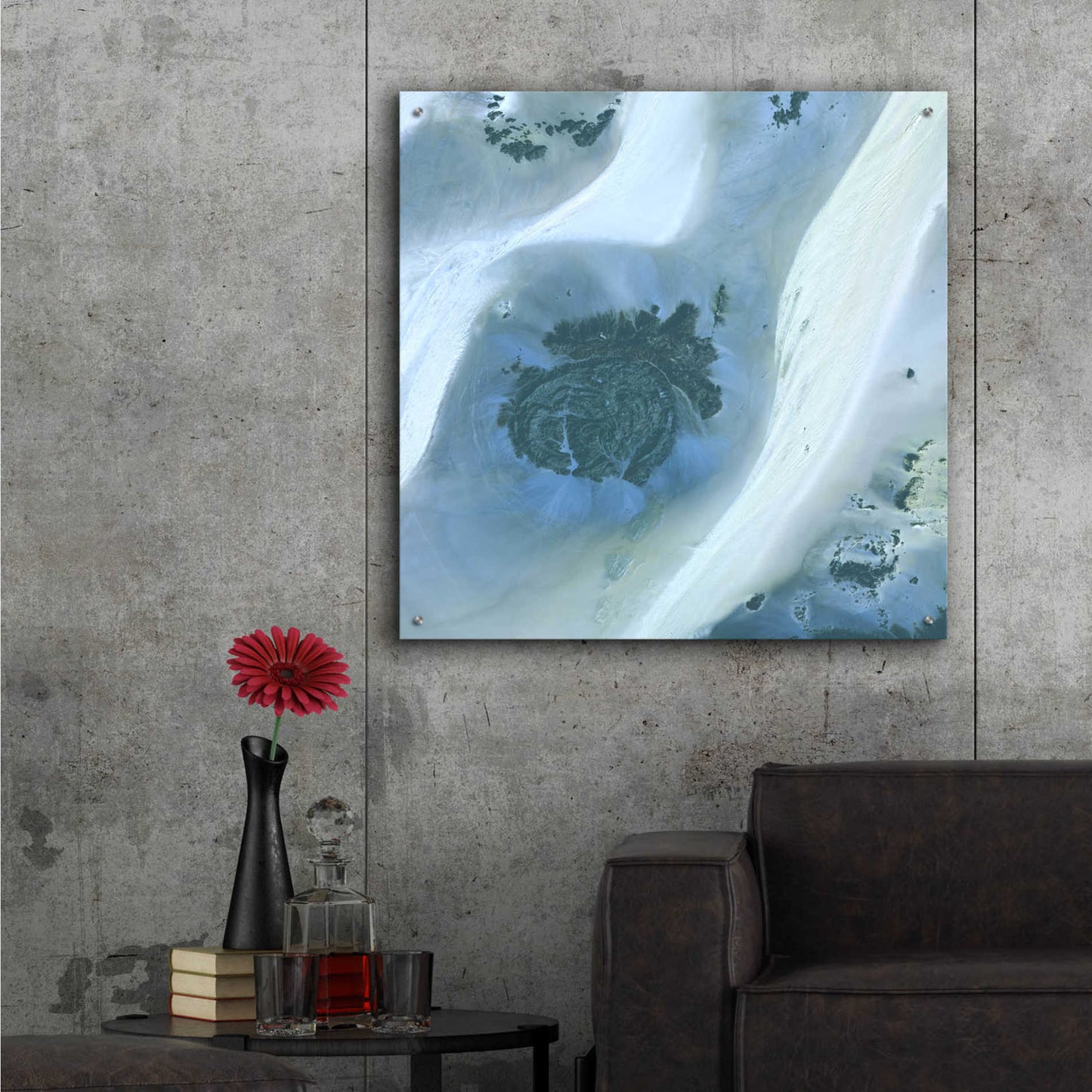 Epic Art 'Earth as Art: Sahara Desert' Acrylic Glass Wall Art,36x36
