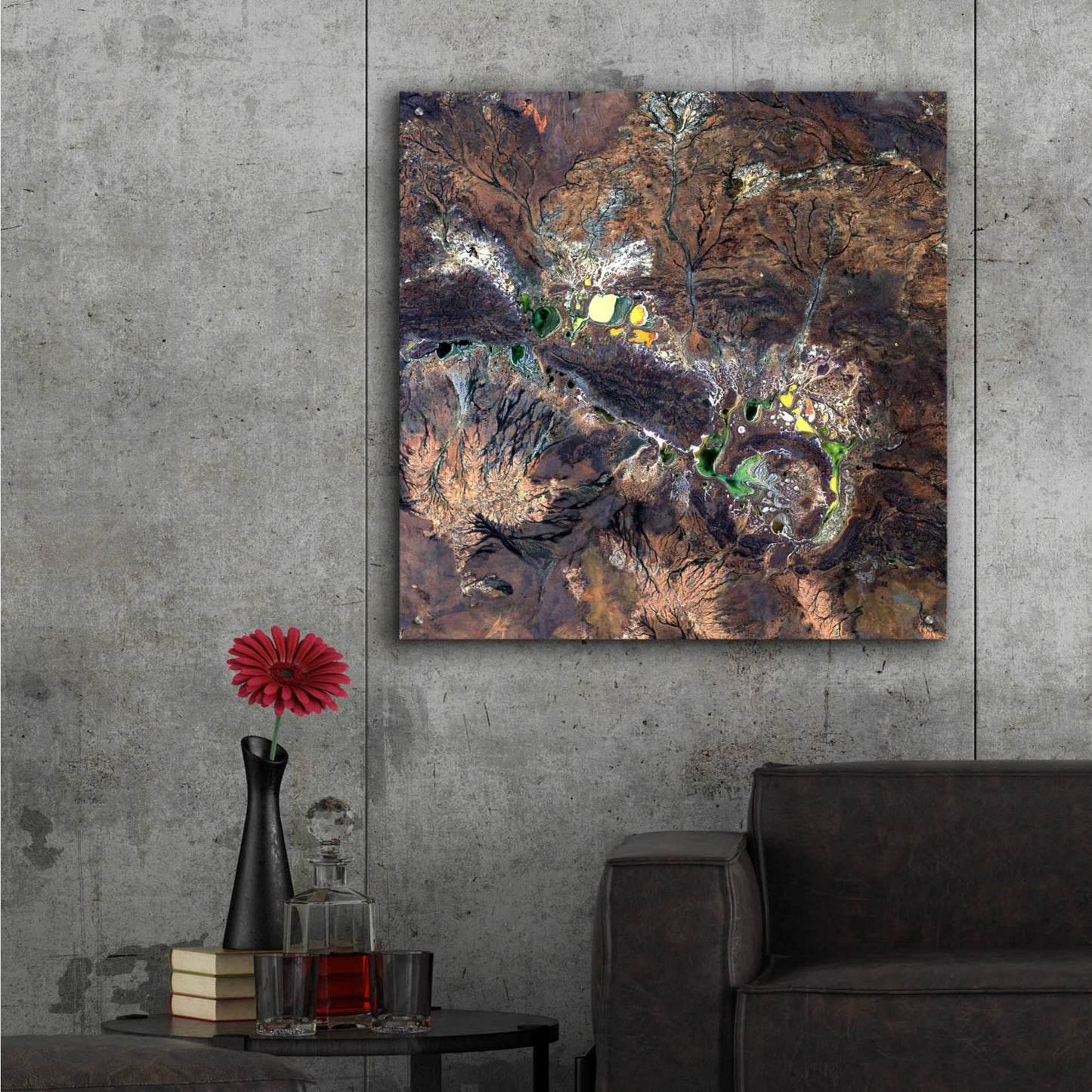 Epic Art 'Earth as Art: Shoemaker ' Acrylic Glass Wall Art,36x36
