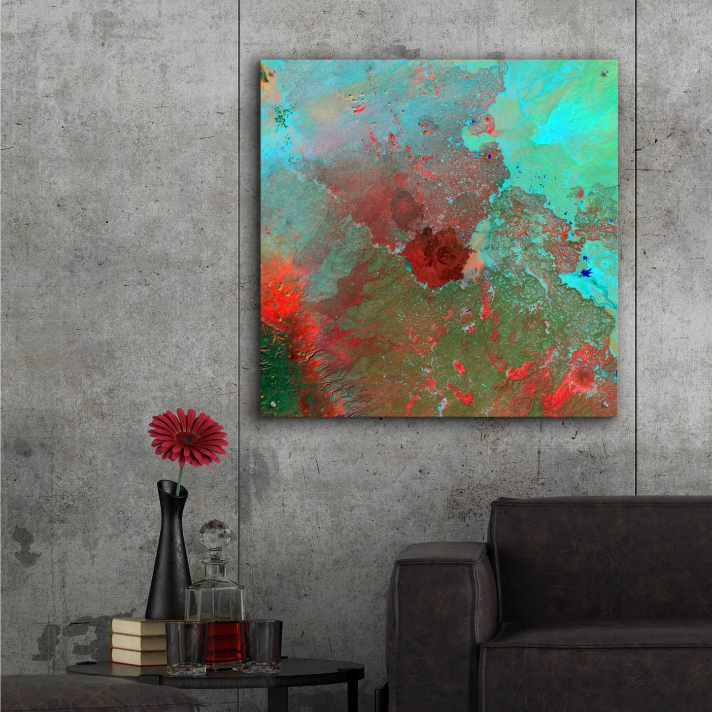 Epic Art 'Earth as Art: The Syrian Desert' Acrylic Glass Wall Art,36x36