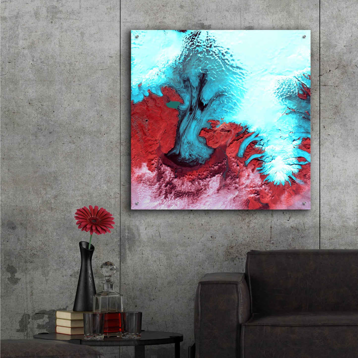 Epic Art 'Earth as Art: Vatnajokull ' Acrylic Glass Wall Art,36x36