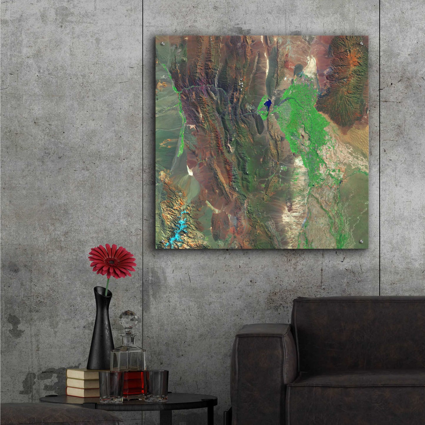 Epic Art 'Earth as Art: Barreal Blanco,' Acrylic Glass Wall Art,36x36
