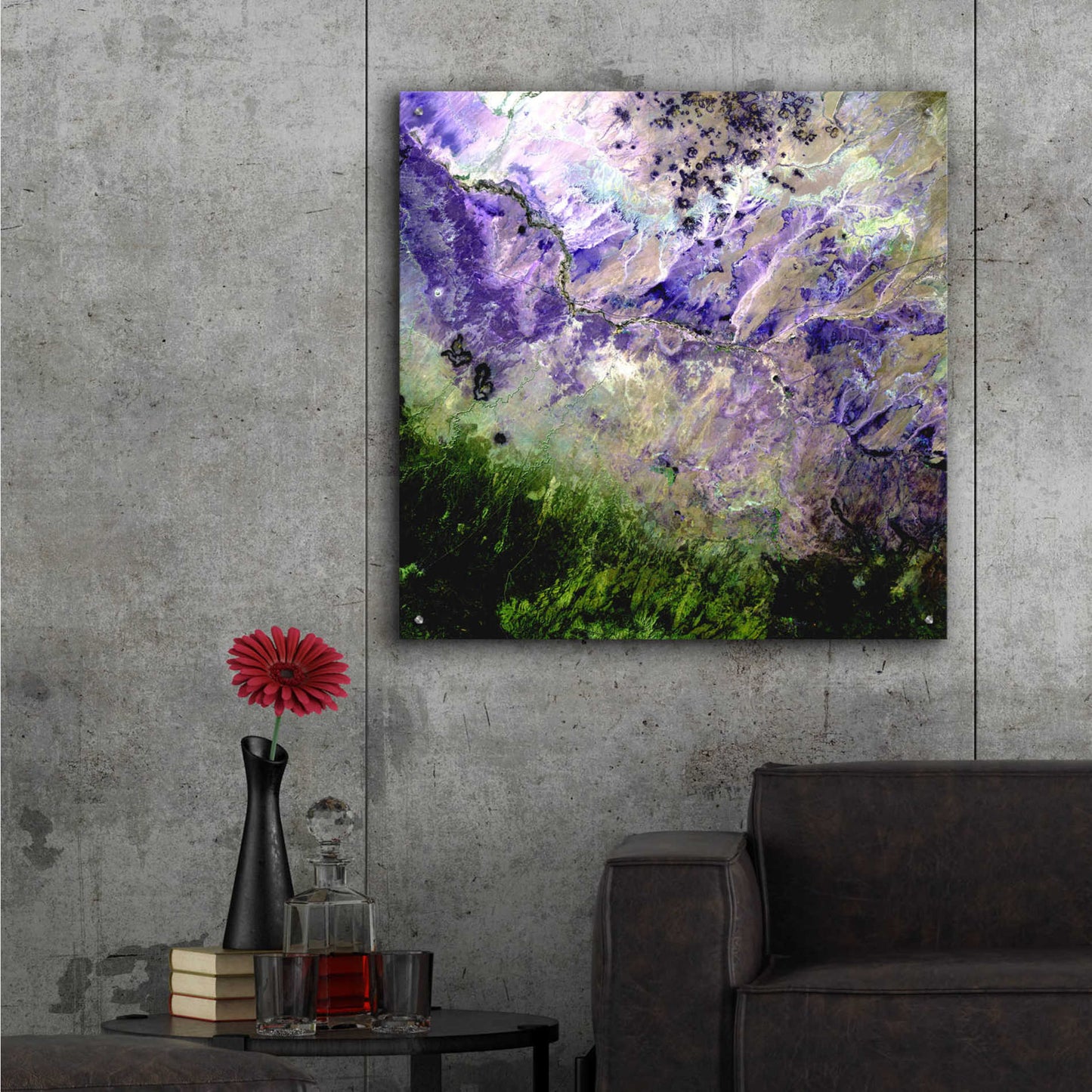 Epic Art 'Earth as Art: Desert to Forest,' Acrylic Glass Wall Art,36x36