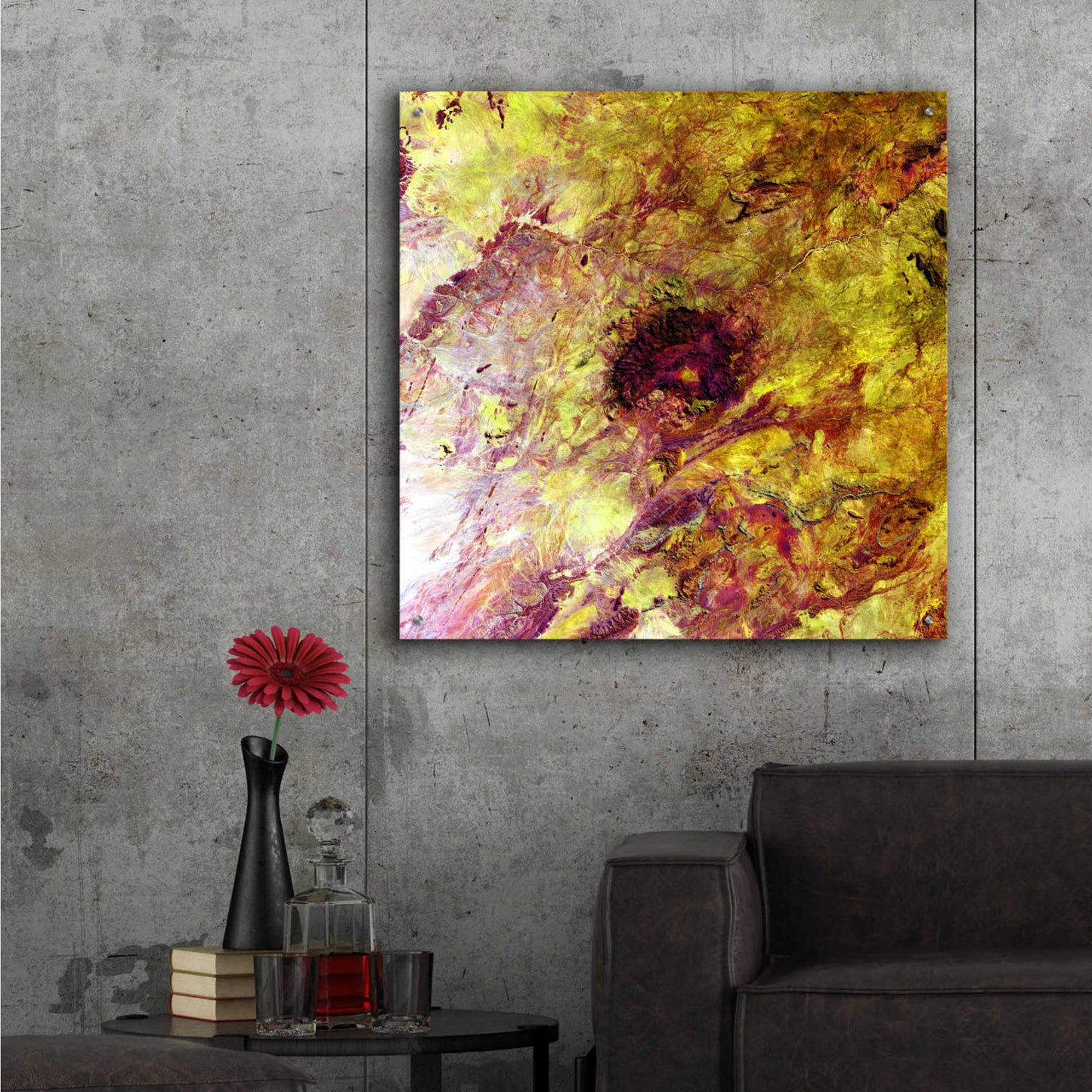 Epic Art 'Earth as Art: Erongo Massif,' Acrylic Glass Wall Art,36x36