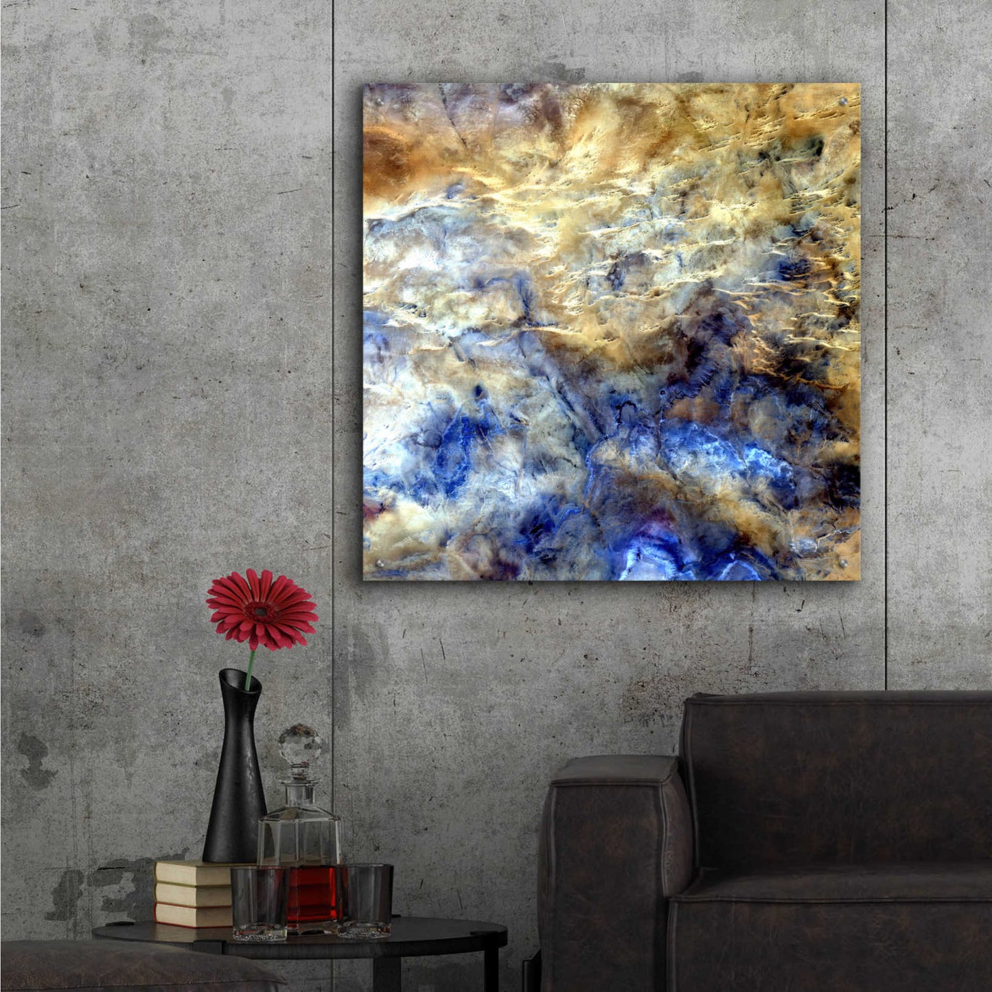 Epic Art 'Earth as Art: No Man's Land,' Acrylic Glass Wall Art,36x36