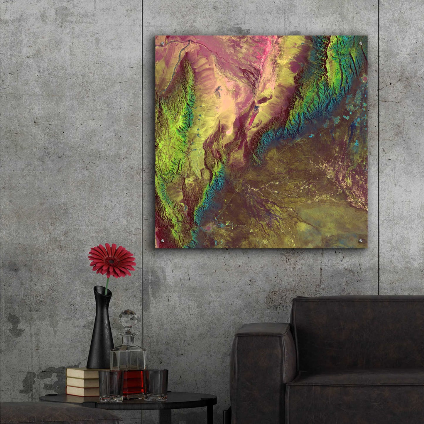 Epic Art 'Earth as Art: Sierra de Velasco,' Acrylic Glass Wall Art,36x36
