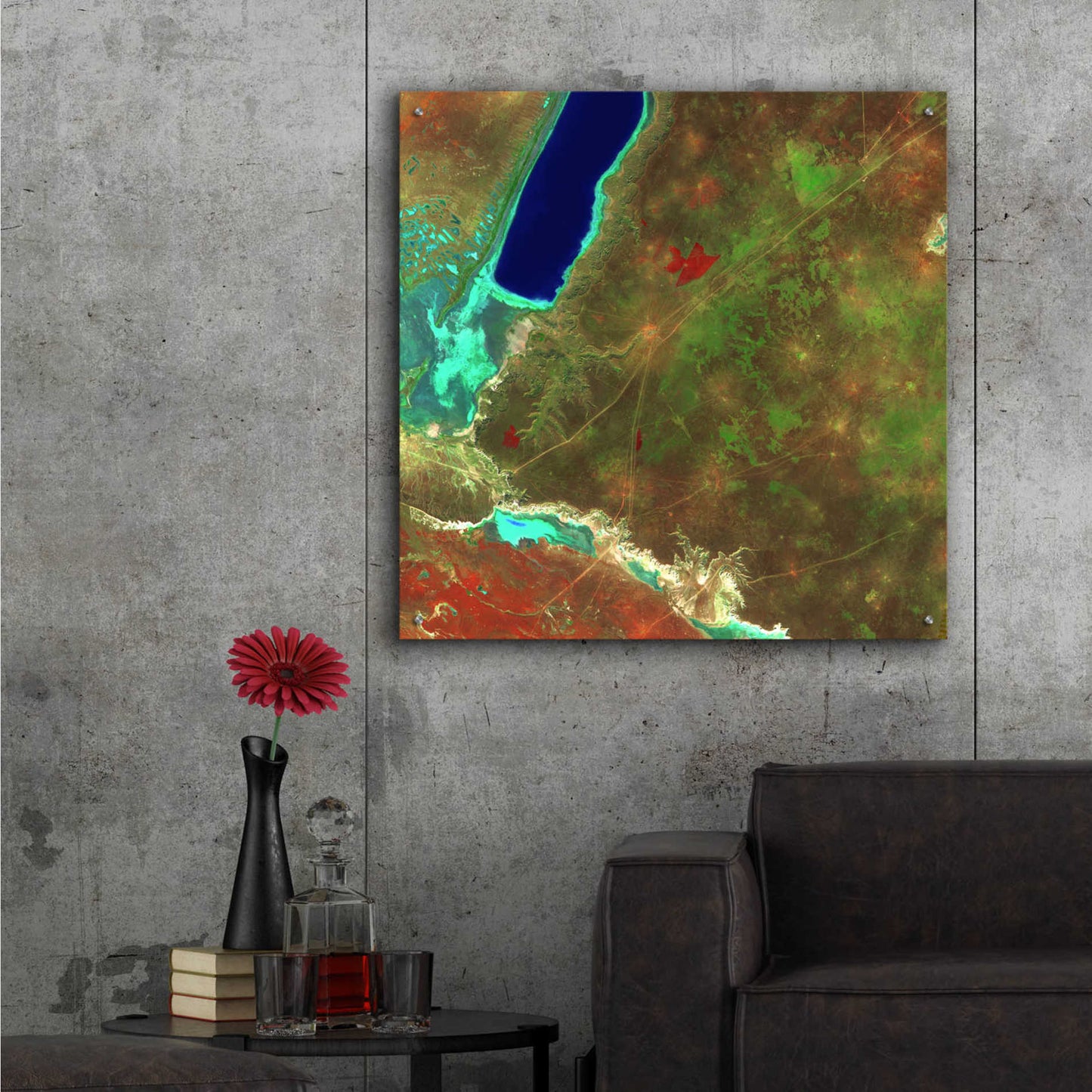 Epic Art 'Earth as Art: Sor Kaydak,' Acrylic Glass Wall Art,36x36
