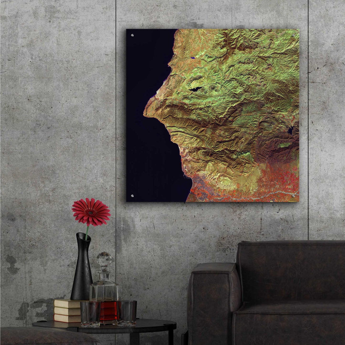 Epic Art 'Earth as Art: Earth Selfie,' Acrylic Glass Wall Art,36x36