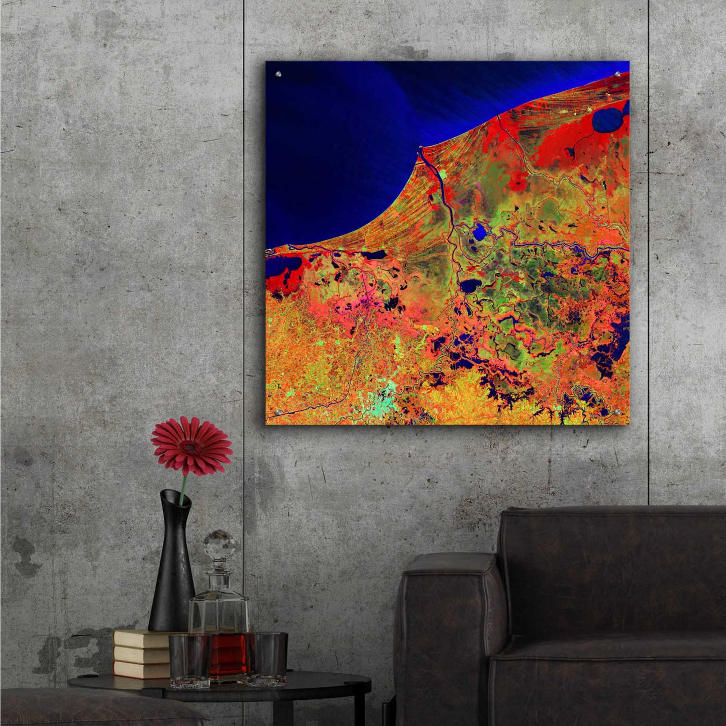 Epic Art 'Earth as Art: Mexico's Biosphere,' Acrylic Glass Wall Art,36x36