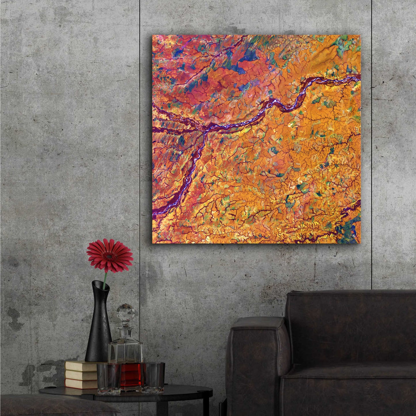 Epic Art 'Earth as Art: Capillaries,' Acrylic Glass Wall Art,36x36