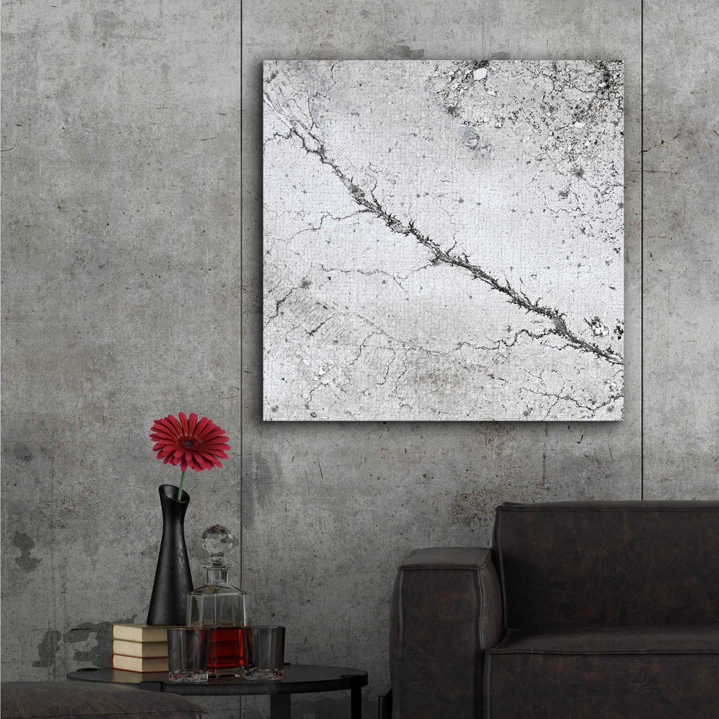 Epic Art 'Earth as Art: Bleak Midwinter,' Acrylic Glass Wall Art,36x36