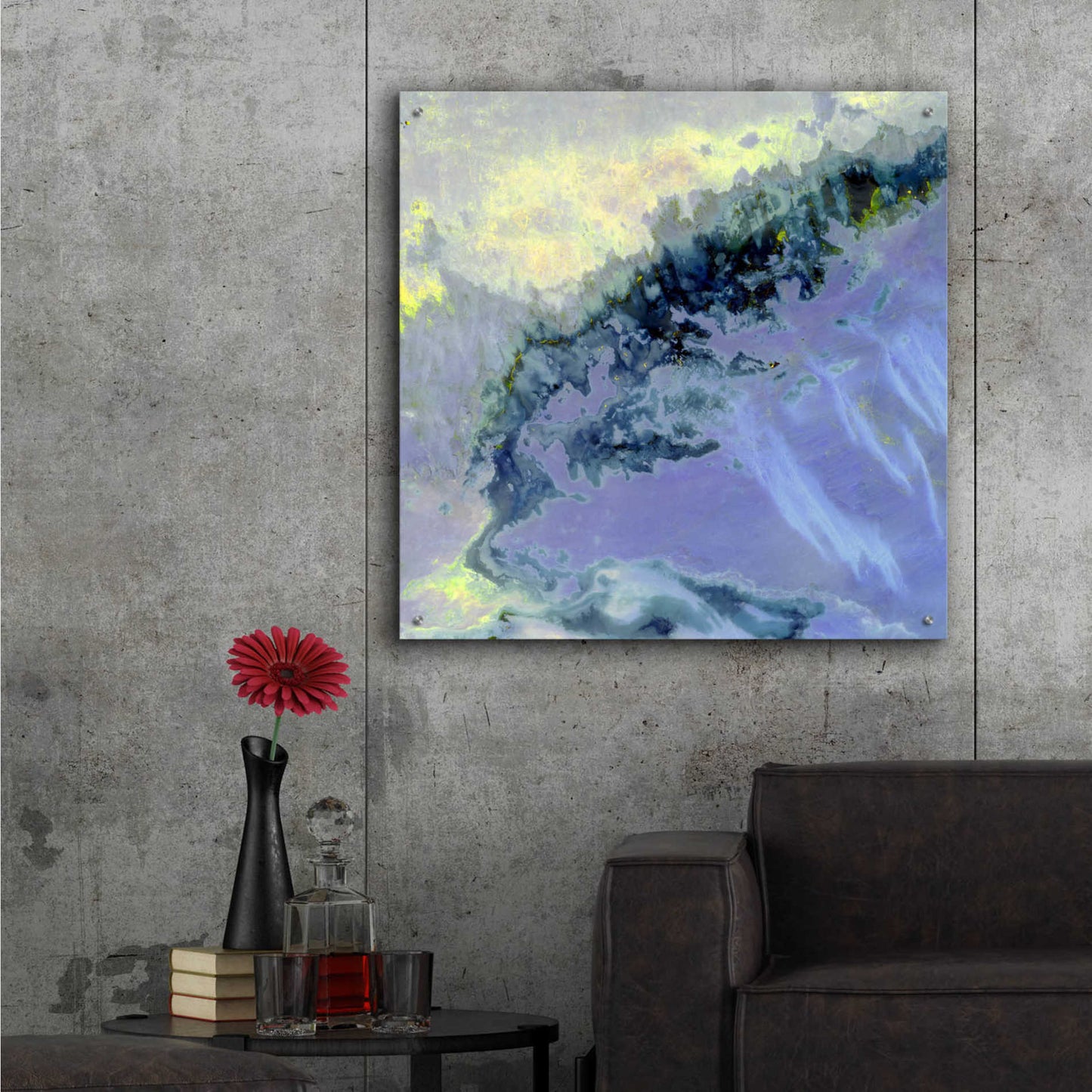 Epic Art 'Earth as Art: Lurking Madness,' Acrylic Glass Wall Art,36x36