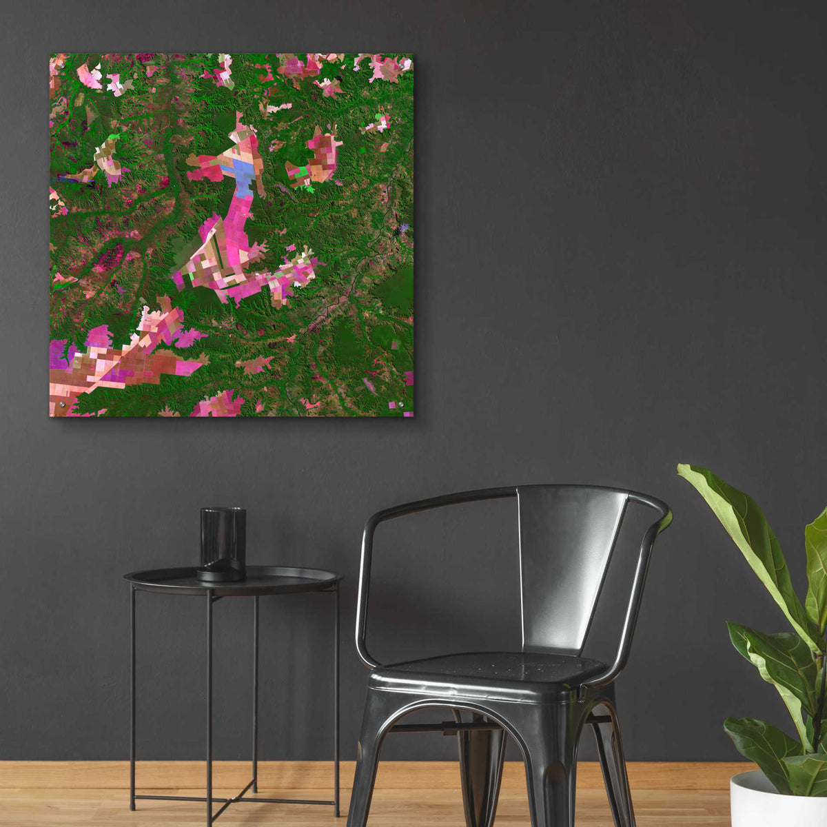 Epic Art 'Earth as Art: Southwestern Abstract,' Acrylic Glass Wall Art,36x36