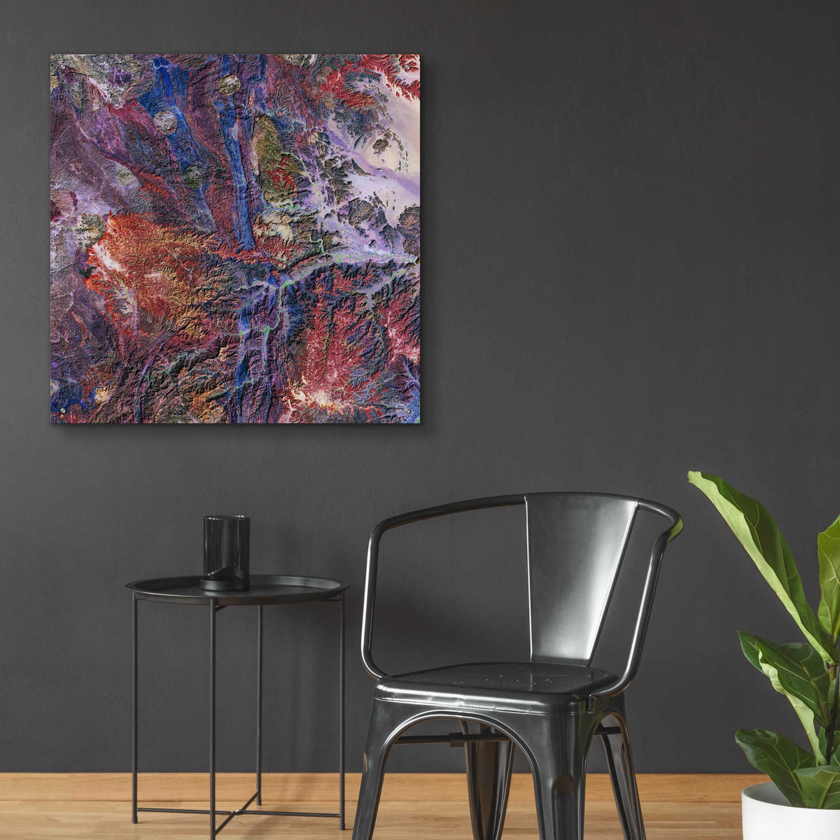 Epic Art 'Earth as Art: Tapestry,' Acrylic Glass Wall Art,36x36
