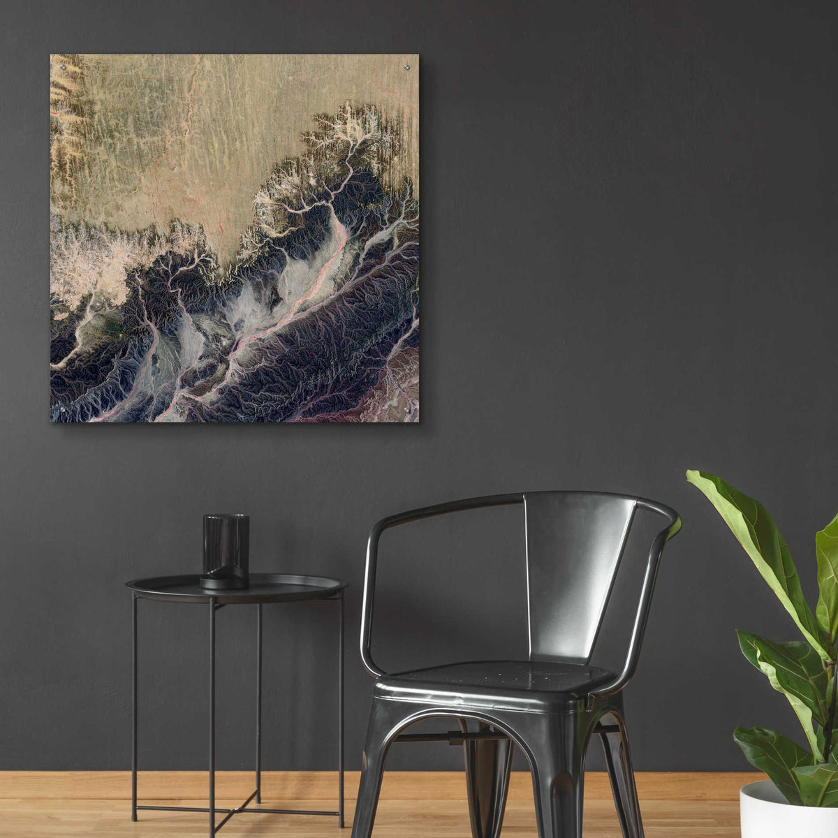 Epic Art 'Earth as Art: Irritated,' Acrylic Glass Wall Art,36x36