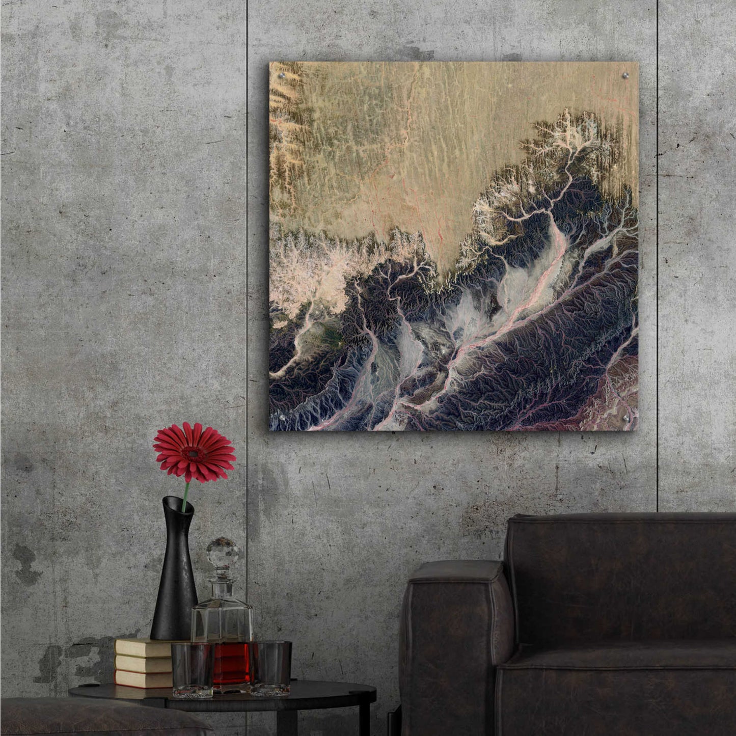 Epic Art 'Earth as Art: Irritated,' Acrylic Glass Wall Art,36x36