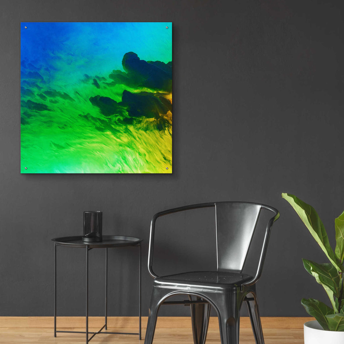 Epic Art 'Earth as Art: Luminescence,' Acrylic Glass Wall Art,36x36