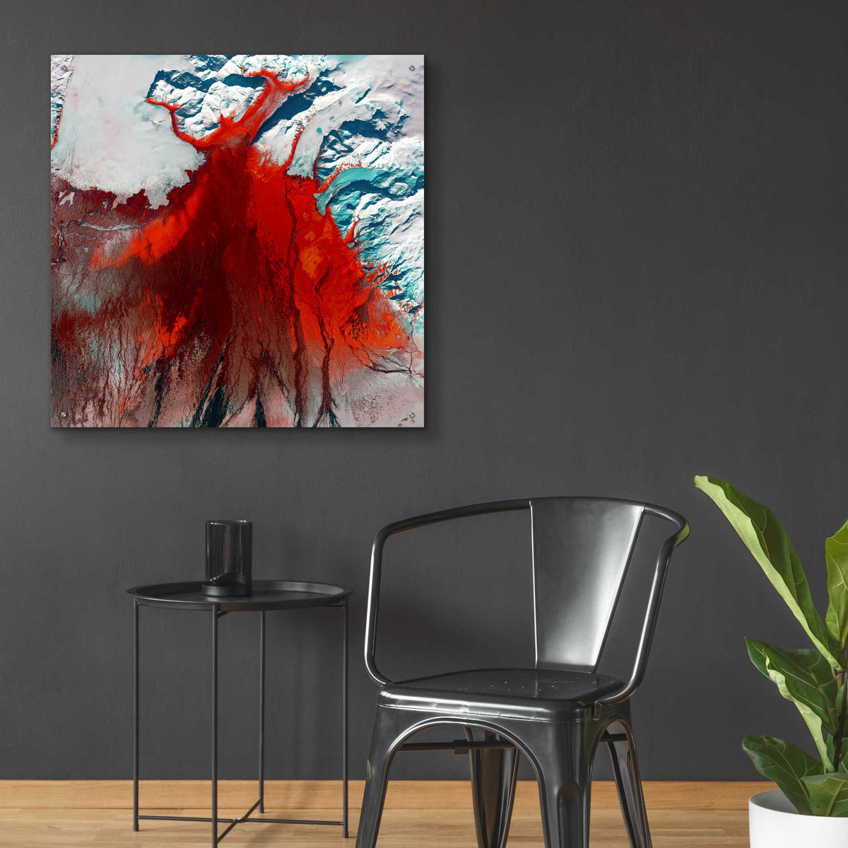 Epic Art 'Earth as Art: Outburst,' Acrylic Glass Wall Art,36x36