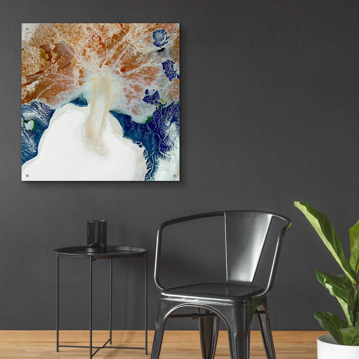 Epic Art 'Earth as Art: Rapid Ice Movement,' Acrylic Glass Wall Art,36x36