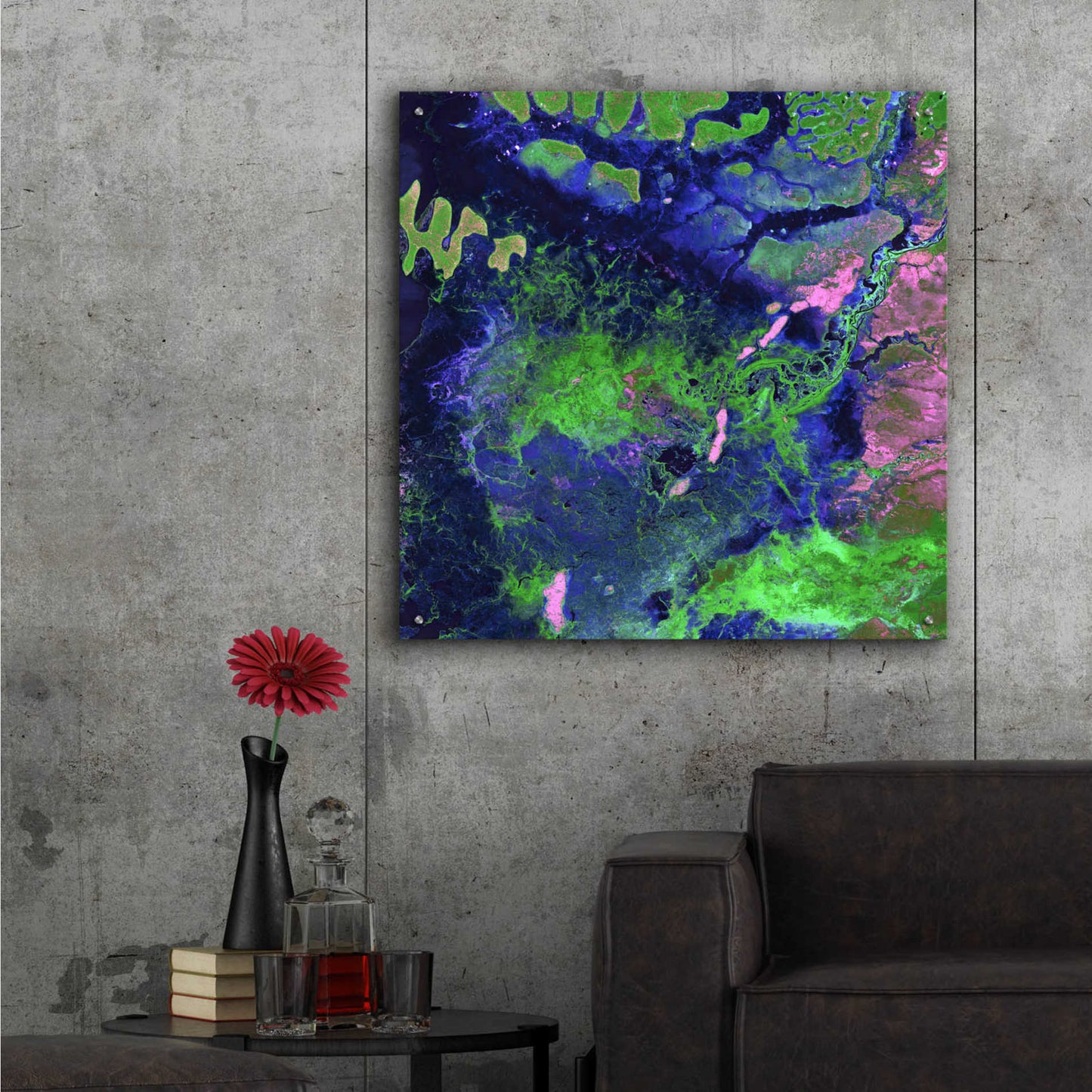 Epic Art 'Earth as Art: Wondrous Wetlands,' Acrylic Glass Wall Art,36x36