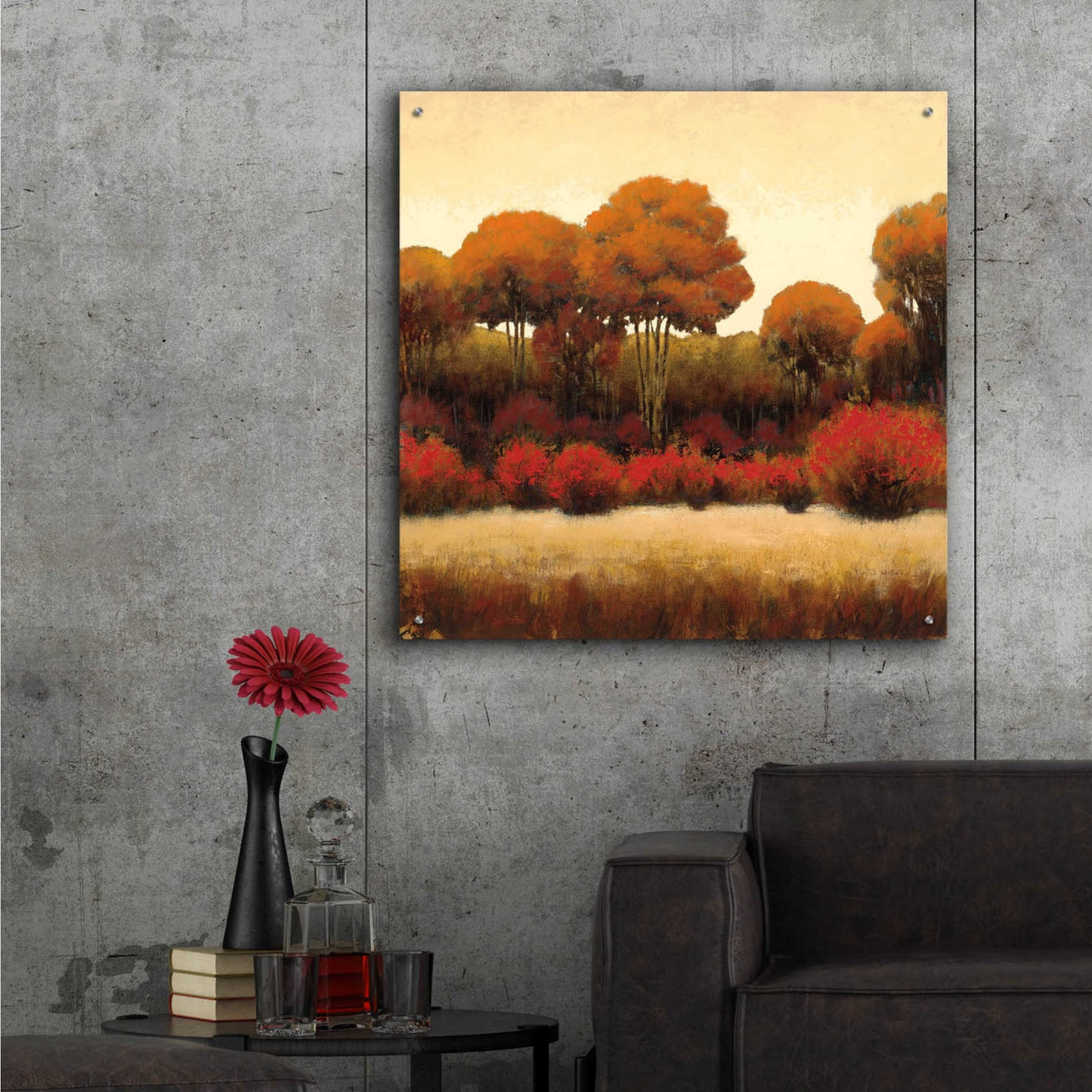 Epic Art 'Autumn Forest II' by James Wiens, Acrylic Glass Wall Art,36x36