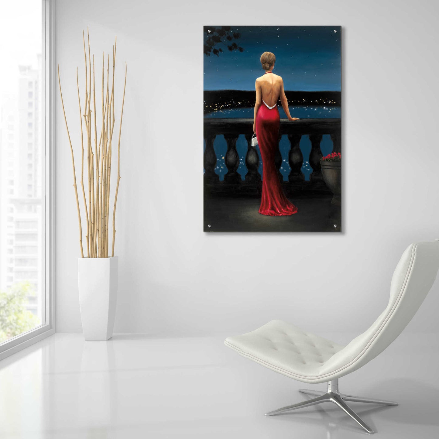 Epic Art 'Thinking of Him' by James Wiens, Acrylic Glass Wall Art,24x36