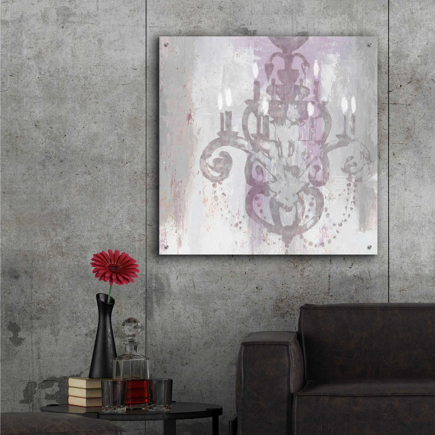 Epic Art 'Candelabra Orchid II' by James Wiens, Acrylic Glass Wall Art,36x36